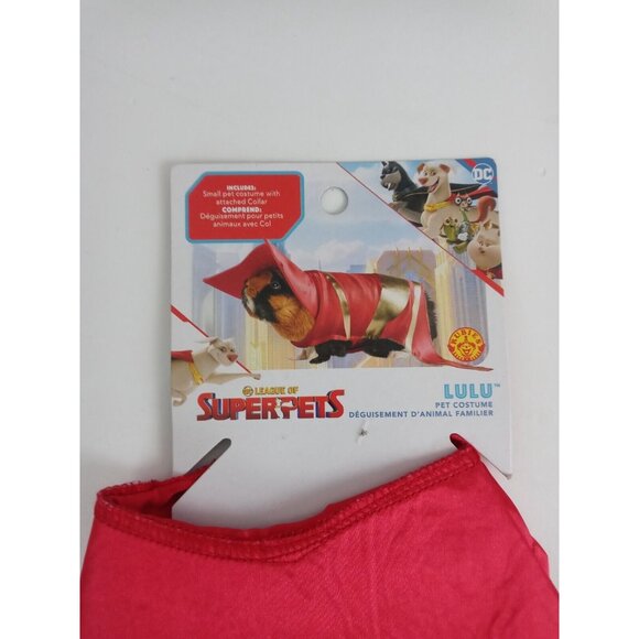 Rubies DC League Super Pets Lulu Small Pet Guinea Pig Rabbit Halloween Costume - Picture 2 of 6